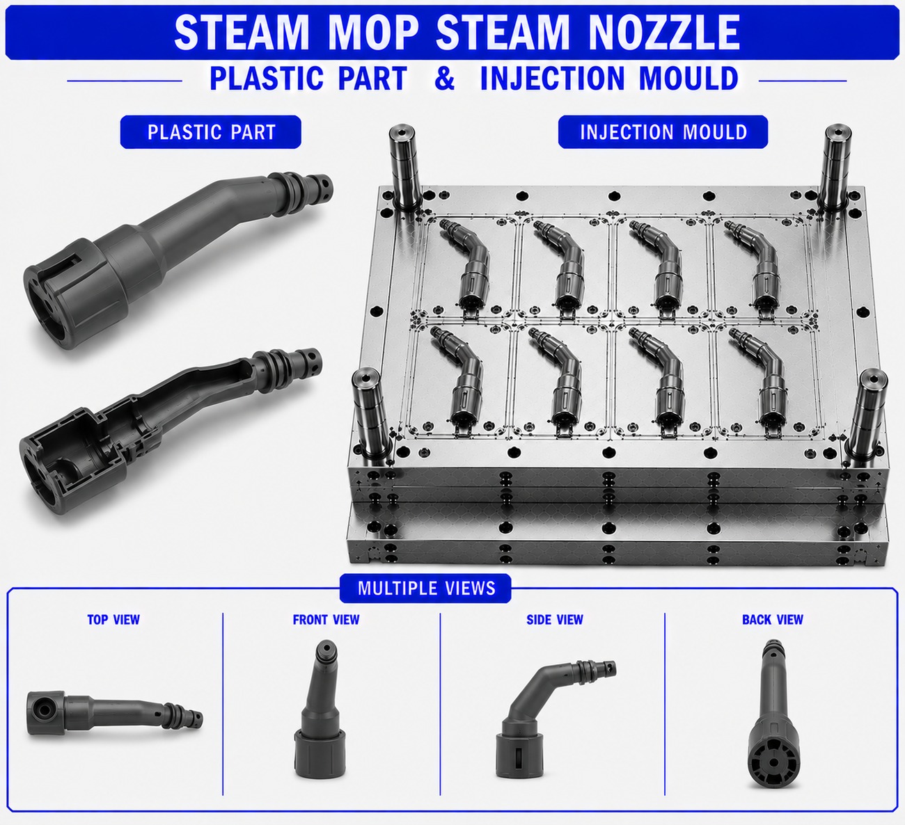 Steam Mop Plastic Steam Nozzle Mould and Moulding Service